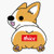 Thicc Corgi Butt Sticker Vinyl Waterproof Sticker Decal Car Laptop Wall Window Bumper Sticker 5inch
