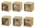 Primitives by Kathy Photo Block, Set of 6, Yellow Pattern