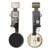 BisLinks for iPhone 7 and 7 Plus Black Home Button Key Menu Flex Cable Assembly Replacement Part