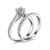 ERAWAN 2Pcs Women Gemstone White Gold Plated Engagement Ring Set Size 6-9 Rings Jewelry EW sakcharn 7