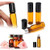 5PCS Brown Empty Bottle Separation Bead Refillable Perfume Essential Oil Glass Roller Ball 3ml