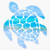 EMC Graphics Sea Turtle Vinyl Waterproof Sticker Decal Car Laptop Wall Window Bumper Sticker 5inch