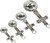 Ganz M.SPNS/Color 4PCSET,ZI Crosses Measuring Spoons