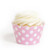 Dress My Cupcake Pink Polka Dot Cupcake Wrappers, Set of 12
