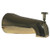 LASCO 08-1017 1/2-Inch Copper Slip Fit Diverter Style Bathtub Spout, Polished Brass Finish