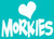 Imagine This Car Window Decal, Heart Morkies
