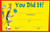 Eureka Cat in The Hat You Did It Set of 36 Recognition Awards