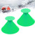 Nocpek Round Windshield Ice Scraper, Magic Cone-Shaped Car Windshield Ice Scraper, Funnel Snow Removal Shovels Tool Small, 2 Pack Green