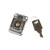 Drawbolt Closure Latch for Guitar Case or luggage with lock ,Chrome 6445B 41mm