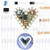 Icstation Heart Shape LED Flashing Lights Kit Electronics Soldering Practice Set White