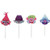 Wilton DreamWorks Trolls Cupcake Toppers, 24-Count