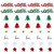 PRETYZOOM 2Pcs Christmas Confetti Glitter Xmas Holiday Sequins Sprinkles Part Metallic Foil Table Scatters Confetti for DIY Party Table Decor Supplies Colorful 2