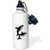 3dRose wb_196241_1 Fun Killer Whales Leaping in the Air Sports Water Bottle, Multicolored, 21 oz