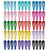 60 Pcs Colorful Hair Clips, Snap Hair Clips for Kids,Girls and Women - Solid Candy Color 2 Inch Barrettes for Women Snap Hair Clips - Non-Slip Metal Barrettes Hairpins Accessories