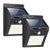 Solar Lights Outdoor, DEMEU 20 LED Motion Sensor Security Lights, Waterproof Solar Night Lights-Wireless Solar Powered Wall Lights for Garden, Stairs, Patio, Yard, Pathway, Garage, Driveway? Pack 2