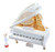 Alytimes Mechanical Classical Ballerina Girl Dancing on The Piano Music Box