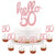 LVEUD Rose Gold Glitter Hello 50 Cake Topper - 50th Birthday/Wedding Party Decoration/ Happy 50th Birthday Cake Topper,Hello 50,Cheers to 50 Years,50  and  Fabulous Party Decoration?7 Piece Set?50 LVEUD Rose Gold Glitter Hello 50 Cake Topper - 50th Birthday/Wedding Party Decoration/ Happy 50th Birthday Cake Topper,Hello 50,Cheers to 50 Years,50  and  Fabulous Party Decoration?7 Piece Set?50
