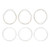 Bnineteenteam Guitar Strings Replacement, DIY Guitar Strings Replacement for Classical Guitar, A Set of 6 Nylon String for Guitarist Performers