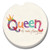 CounterArt Absorbent Stoneware Car Coaster, Queen of Everything
