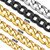Men's Gold Curb Chain Stainless Steel 18inch  Inches Solid 6mm Miami Cuban Link Chain Choker Necklace