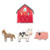 amscan Barnyard Buddies Birthday Candle Set - 4 pc