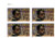 2004 JAMES BALDWIN 3871 Plate Block 4 x 37 cents US Postage Stamps