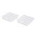 uxcell 2pcs AAA/AA 4 Cell Batteries Holder Portable Battery Storage Case Protective Container Clear