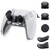 Hard Protective Cover for PS5 DualSense Wireless Controller, YUANHOT Clear Case Shell with Thumb Stick Caps, Trigger Extensions For PlayStation 5 Controller