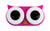 Kikkerland Retro Owl Contact Lens Case-Pink