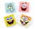 Chip Clip Spongebob Squarepants Clips Set of 4 Face Clips