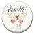 CounterArt Absorbent Stoneware Car Coaster, Choose Joy-Butterfly