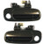 98-02 Corolla Prizm Front Black Outside Outer Exterior Door Handles Pair