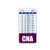 CNA Badge Buddy Vertical w/Height  and  Weight Conversion Charts Purple