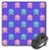 3dRose LLC 8 x 8 x 0.25 Inches Colorful Cute Cartoon Hippos in Pink and Blue on a Purple Background Pattern Mouse Pad (mp_49047_1)