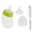 Serenable Puppy Kitten Feeding Bottle, Pet Nurser Nursing Feeding Bottle Kit with Replacement Nipples Milk Feeder Nursing Care Set for Dog - Green