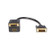 StarTech.com 1 ft DVI-D to DVI-D & HDMI Splitter Cable - M/F