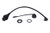 Kework 0.3 Meter Micro USB Mount Cable, 90 Degree Left Angle Micro USB Male to Female Flush Panel Mount Extension Cable for Car Truck Boat Motorcycle Dashboard, Sync Charging and Data L-Micro USB