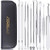 Blackhead Remover Pimple Popper Tool Kit 10 Pcs, Comedone Pimple Extractor Tool, Acne Kit for Blackhead, Whitehead Popping, Zit Removing