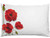 EKOBLA Throw Pillow Cover Red Poppy Flowers Plant Beautiful Sweetheart Blooming Natural Wild Decor Lumbar Pillow Case Cushion for Sofa Couch Bed Standard Queen Size 20x30 Inch