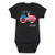 Americana Tractor Case Ih - Infant One Piece Black