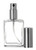 Riverrun Perfume/Cologne Atomizer Empty Refillable Glass Bottle Fine Mist Sprayer 15ml 1/2 oz 1 Bottle - Silver