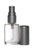 Riverrun Cologne Perfume Atomizer Empty Refillable Round Glass Bottle Matte Silver Sprayer 15ml 1/2 oz 1 Bottle