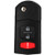 AUTOMUTO 3 Buttons Keyless Key Fob Remote Control Car key only SHELL CASE 1 X Replacement for Mazda 2 3 5 CX-7 CX-9 BGBX1T478SKE125-01 662F-SKE12501 SKE12501 G2YA-76-2GXB KPU41788