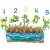 Little Folk Visuals Five Speckled Frogs Precut Flannel/Felt Board Figures, 11 Pieces Set