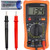 Digital Multimeter Pocket Multi Continuity Tester Multimeters Multifunction Voltmeter Ammeter Ohmmeter AC DC Ohm Volt Amp and  Diode Voltage Meter with Backlight LCD and  Protective Case, Dual Fused Anti-Burn