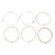 String Set, Stainless Steel String Replacement Part Guitar String, 6Pcs Acoustic a Set of 6 Strings for Classic Folk Guitar Beginner