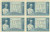 Gettysburg Address Set of 4 x 3 Cent US Postage Stamps NEW Scot 978