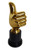 Dondor Plastic Gold Trophy Awards - Bulk Trophy Awards Thumbs UP