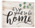 It's So Good to Be Home Whitewash 5.5 x 7.5 Solid Wood Barnhouse Block Sign