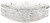 Godinger Crystal Dublin Canape Plates, Set of 4